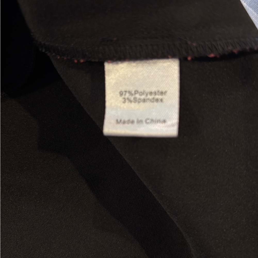 Tuckernuck Black Crepe Royal Shirtdress XL - Picture 3 of 10